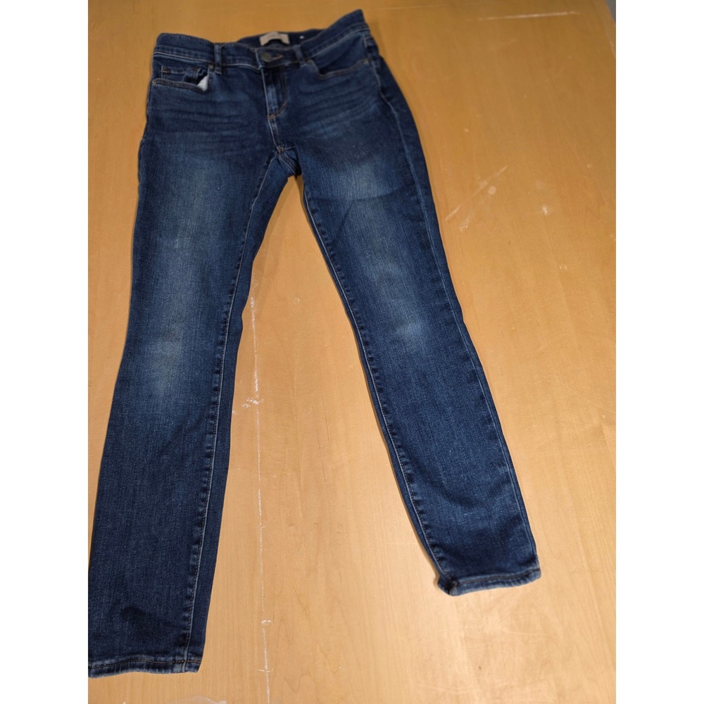 Loft Modern Skinny Jeans Womens 2 Dark Wash Denim Mid Rise Stretch Slim Fit